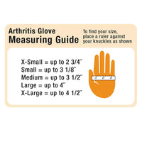 IMAK Compression Arthritis Gloves- Premium Arthritic Joint Discomfort Hand Gloves for Rheumatoid & Osteoarthritis - Ease of Use Seal from Arthritis Foundation