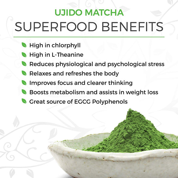 Ujido Japanese Matcha Green Tea Powder - 2 oz.