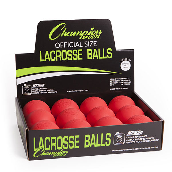 Lacrosse Balls Red Dozen Active Recovery Essentials