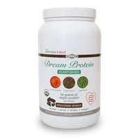 Greens First® Dream Protein Plant Based – USDA Organic Dietary Supplement – Vegan Protein Powder – Nutritional Supplement – Chocolate – 30 Servings