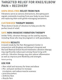 Intellinetix Knee/Elbow Therapy Wrap – Knee Wrap – Elbow Wrap – Vibrating Compression Wrap for Knee and Elbow