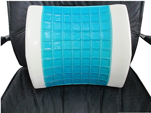 Lumbar Gel Enhanced Memory Foam Support Back Cushion & Pillow
