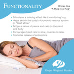 Proper Weighted Blanket 48"x72" - 15lbs