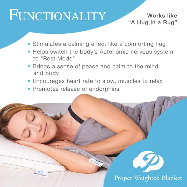 Proper Weighted Blanket 48"x72" - 15lbs