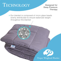 Proper Weighted Blanket 48"x72" - 20lbs