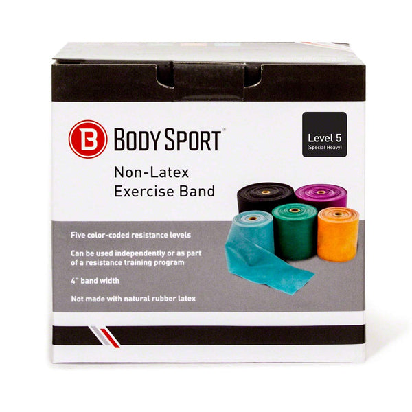 Body Sport Exercise Bands - Resistance Bands - Latex Free - 50 yd. Roll