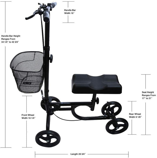 Economy Knee Scooter and Knee Walker by BodyMed