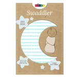 Nuroo The Swaddler One Size for All Babies from Preemie to 9 Months- Scalloped Stripe