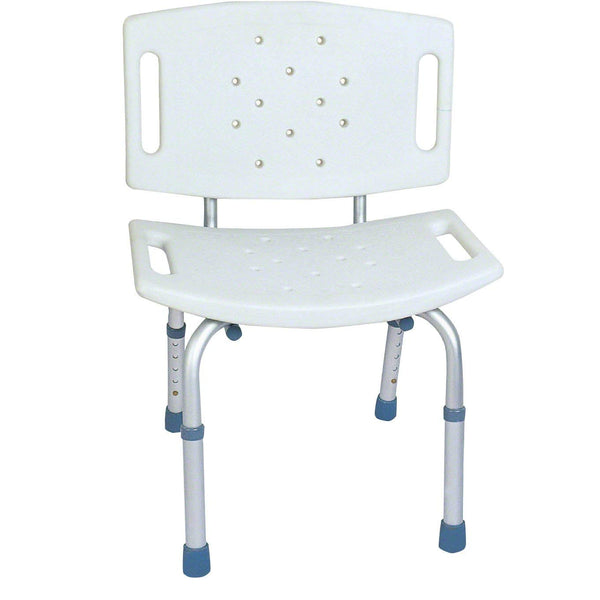 BodyMed Aluminum Shower Chair with Back, a Disability Aid for The Shower