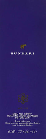 Sundari Neem and Copper Repairing Cream Cleanser for Dry Skin, 6 Ounce