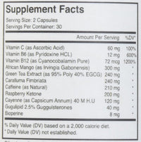 Fenix Nutrition Zone - Appetite Suppressant, Fat burning, Speeds weight loss, Improves overall health, Shrinks belly fat, Increased energy and focus, Dietary supplement, 60 weight loss pills.