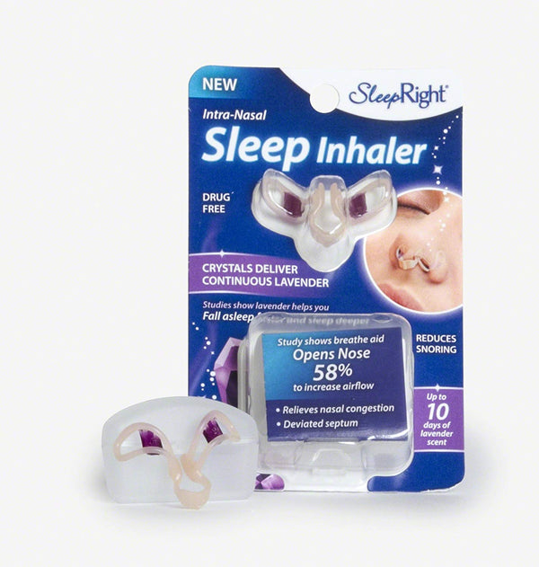 SleepRight Intra-Nasal Sleep Inhaler – Nasal Congestion Reducer – with Lavender (2-Pack)