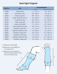 Seal Tight Original Cast and Bandage Protector, Best Watertight Protection, Pediatric Small Leg