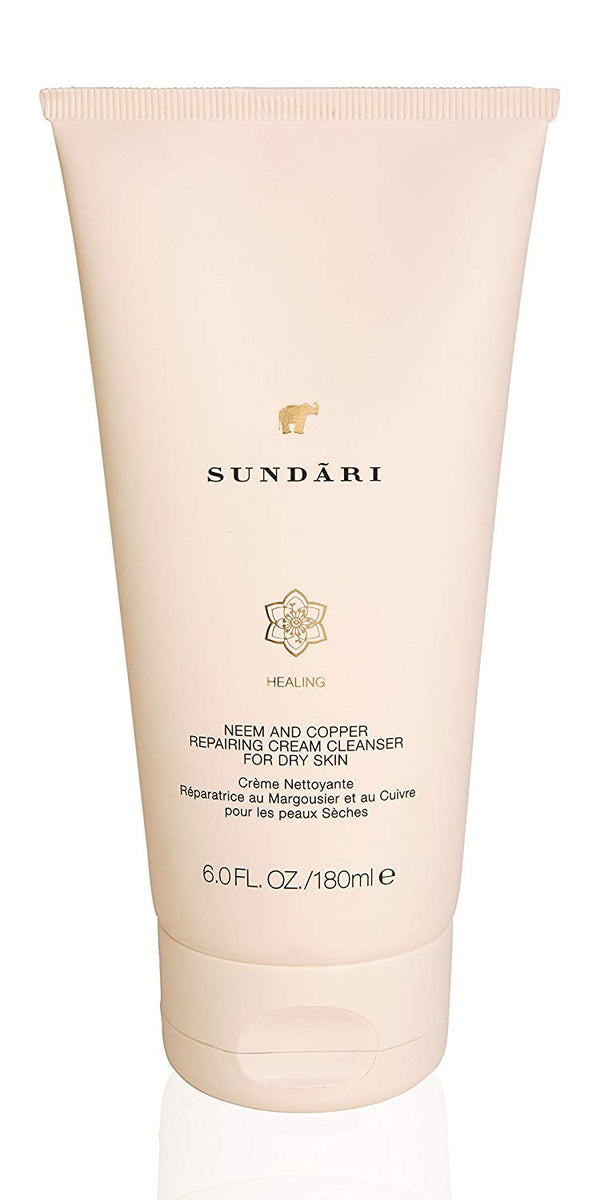 Sundari Neem and Copper Repairing Cream Cleanser for Dry Skin, 6 Ounce
