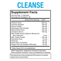 Fenix Nutrition Cleanse - 30 Day Cleanse, Promotes Weight Loss, Detoxify, Gentle Full Body Cleanse, Increases Energy Naturally, Metabolism Booster, Dietary Supplement, 60 Weight Loss Pills