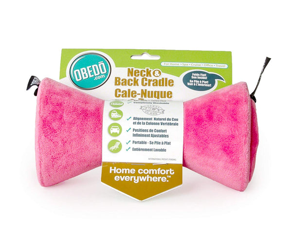 Obedo Neck & Back Support Cradle - Adjustable Travel Pillow for Your Spine