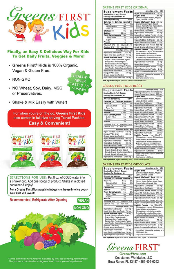 Greens First Kids Chocolate
