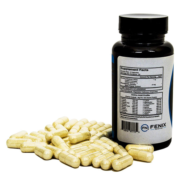 Fenix Nutrition Recover - Post Workout, Speeds muscle recovery, Supports and improves strength training, Develop larger muscle mass, Immune system booster, Dietary supplement, 60 capsules