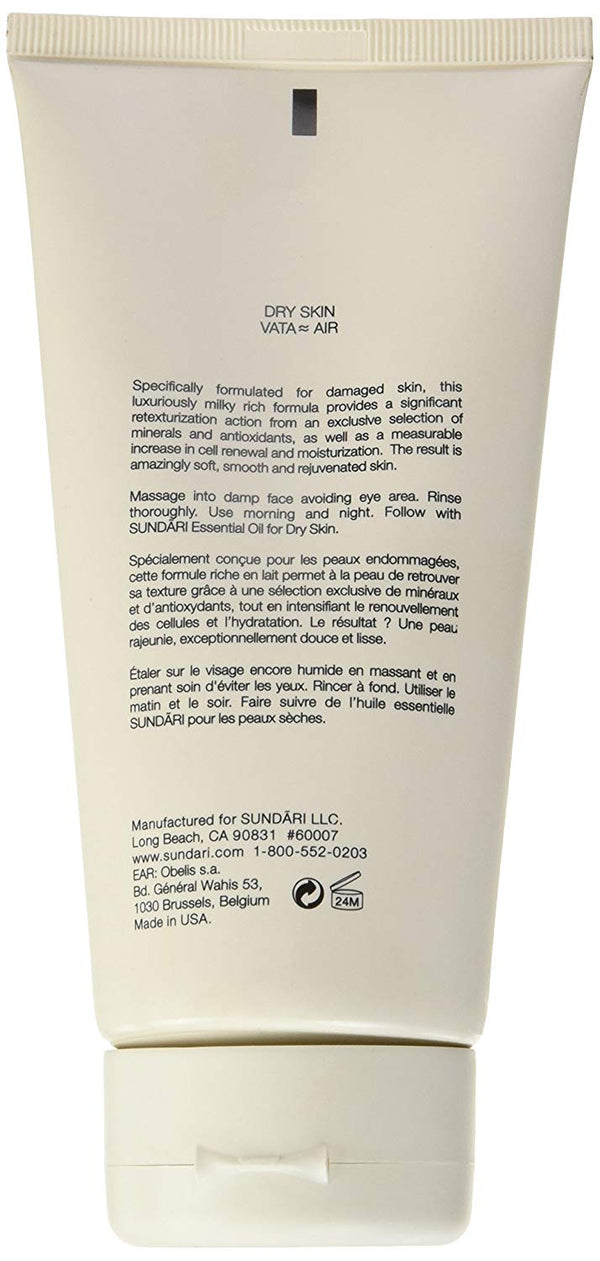 Sundari Neem and Copper Repairing Cream Cleanser for Dry Skin, 6 Ounce