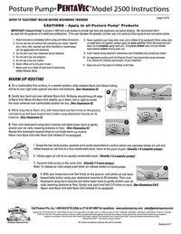 Posture Pump® for Sciatica and Low Back Discomfort - Penta Vec Model 2500