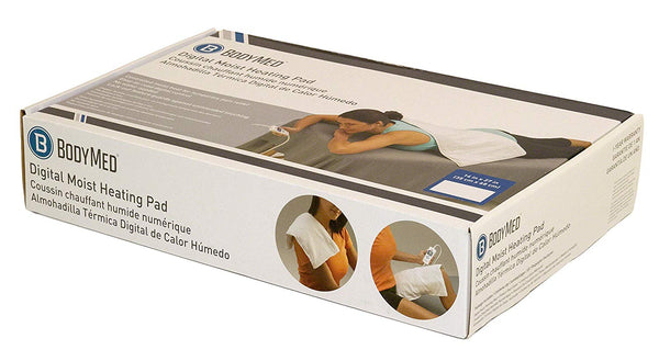 BodyMed® 14" x 27" White Digital Electric Moist Heating Pad