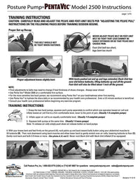 Posture Pump® for Sciatica and Low Back Discomfort - Penta Vec Model 2500
