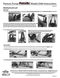 Posture Pump® for Sciatica and Low Back Discomfort - Penta Vec Model 2500