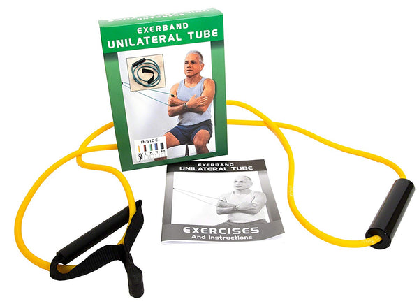 ExerBand Unilateral Loop Tube - Resistance Tube with Handle