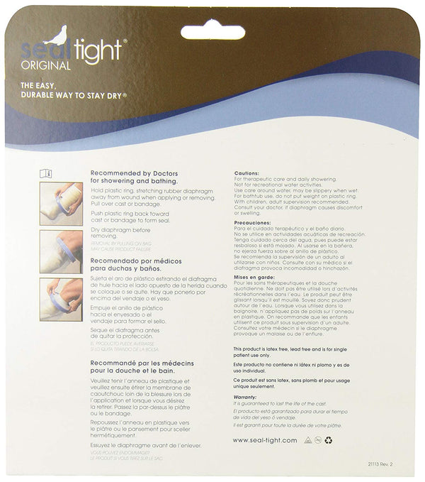 Seal Tight Original Cast and Bandage Protector, Best Watertight Protection, Pediatric Large Leg