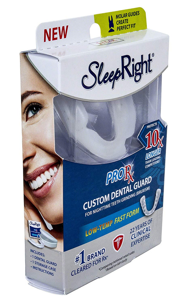 SleepRight ProRx Custom Fit Dental Guard - Helps with Teeth Grinding, Clenching and Bruxism - Provides Maximum Protection