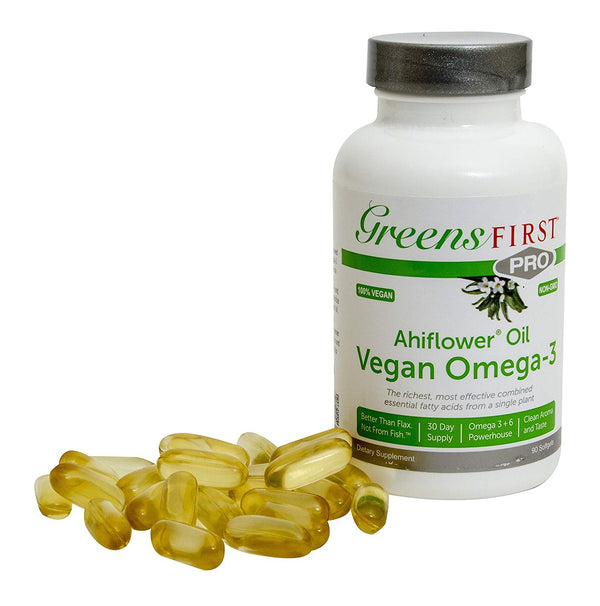 Greens First - Ahiflower Vegan Omega Oil - 90 Caps