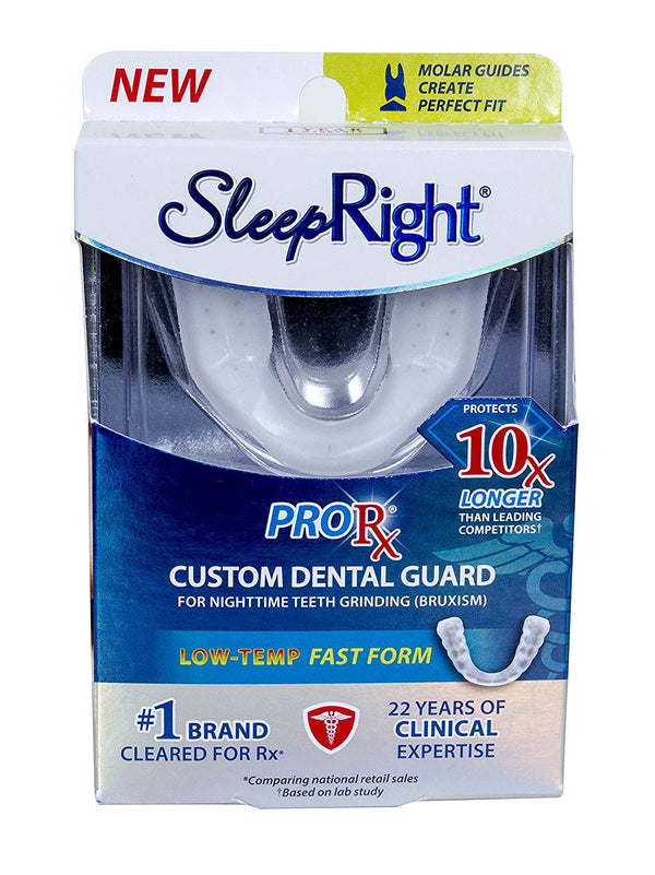 SleepRight ProRx Custom Fit Dental Guard - Helps with Teeth Grinding, Clenching and Bruxism - Provides Maximum Protection