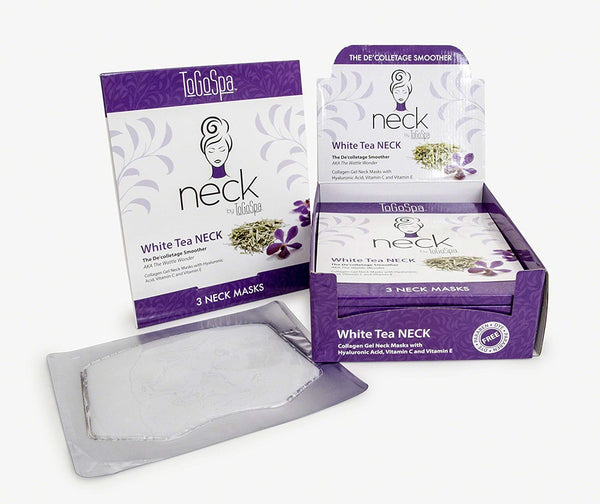 White Tea NECK by ToGoSpa - 7 PACKS - 21 MASKS