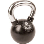 Body Sport® Rubber Chrome Kettlebells