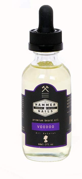 Hammer & Nails Black Code Beard Oil 2 oz. (60 mL) Beard Treatment Oil to Promote Hair Growth All-Natural Essential Oils