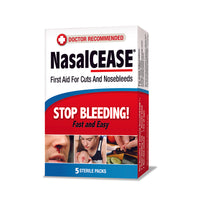 NASALCEASE Stop Bleeding STERILE 5 Count 2 Pack