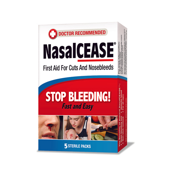 NASALCEASE Stop Bleeding STERILE 5 Count 2 Pack
