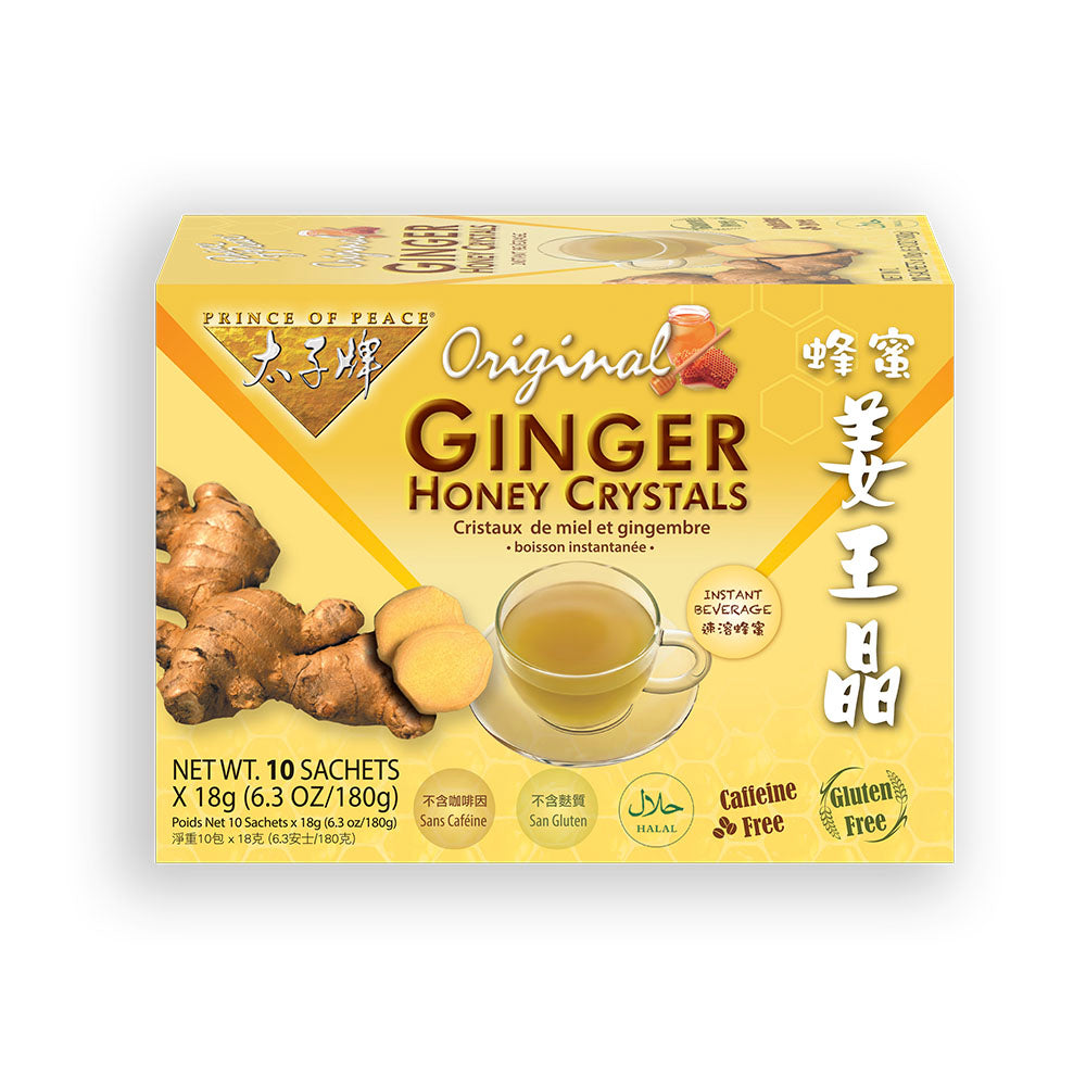 Prince of Peace Instant Ginger Honey Crystals - Hot or Cold