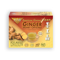 Prince of Peace&reg; Instant Ginger Honey Crystals - Hot or Cold Beverage for Nausea and Sore Throat Comfort