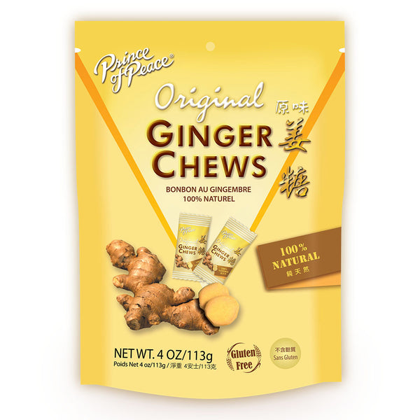 Prince of Peace&reg; Ginger Chews - Ginger Candy for Nausea