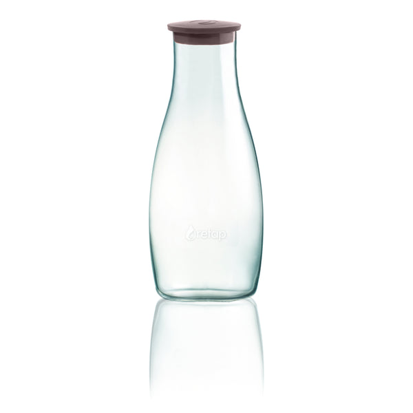 Retap Carafe Eco-Friendly Refillable BPA Free Borosilicate Glass Bottle, 1.2 Litres