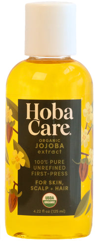 125ml USDA Certified 100% Organic HobaCare Jojoba from The Jojoba Company