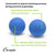 Lacrosse Balls - Blue Dozen