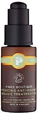 Pinks Boutique Hydrating Anti-Oxidant Organic Treatment Oil 1.0 oz. (30 mL) – Facial Oil – Natural Face Moisturizer