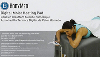 BodyMed® 14" x 7" White Digital Moist Heating Pad