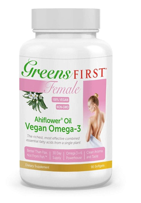 Greens First Female Ahiflower Oil Vegan Omega Supplement