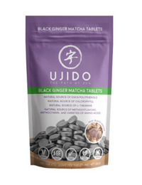 Ujido Black Ginger Matcha Tablets, 180 Tablets