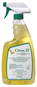 Citrus II Germicidal Deodorizing Cleaner - Spray, Wipes & Refill Bottles