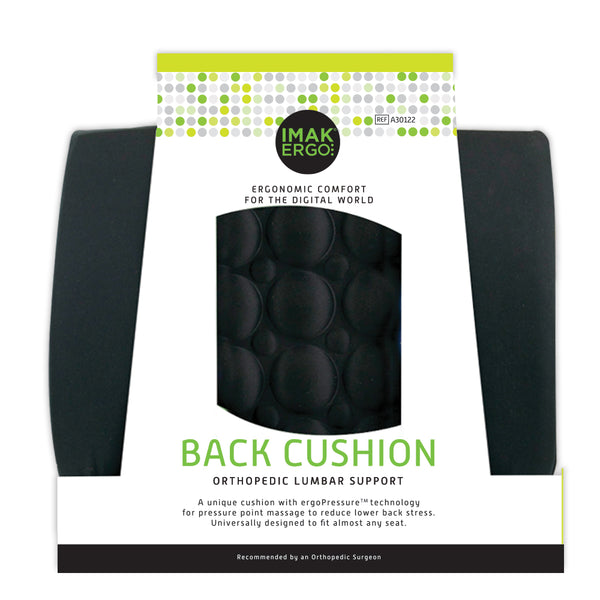 IMAK Ergo Superior Comfort and Lumbar Support - Improve Posture with Strap