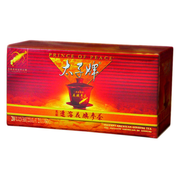 Prince of Peace American Ginseng Instant Tea, 20 Sachets